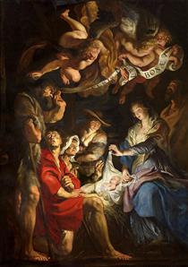 Adoration of the Shepherds - Peter Paul Rubens
