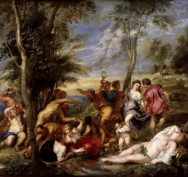 The Bacchanal of the Andrians - Peter Paul Rubens
