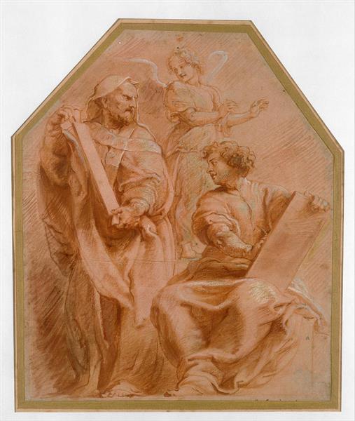 The Prophets David and Daniel - Pierre Paul Rubens