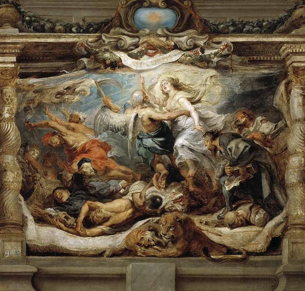 Triumph of the Catholic Truth - Pierre Paul Rubens