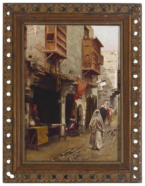 Middle Eastern street scene - Рубен Санторо