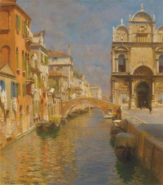Scuola Grande di San Marco and the Pont - Rubens Santoro