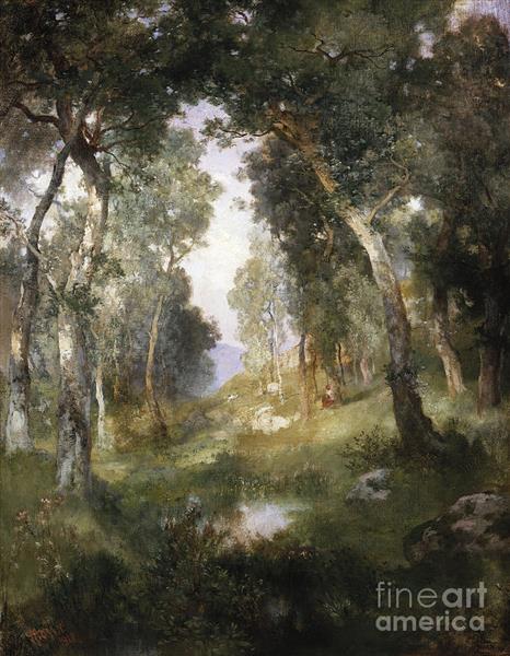 Forest Glade - Thomas Moran