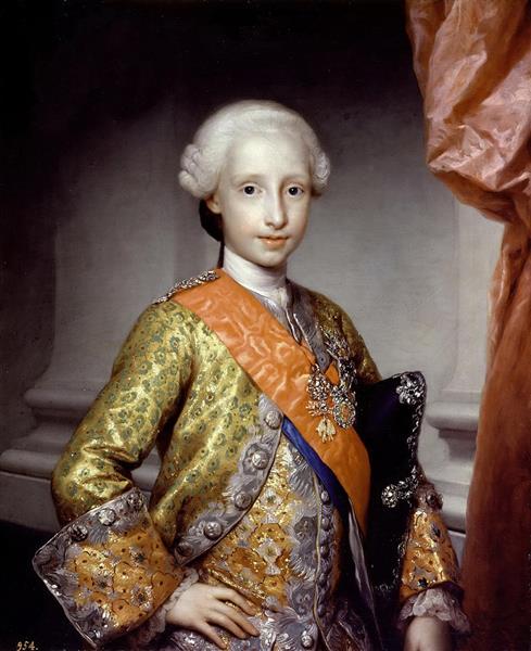 Antonio Pascual De Bourbon Infante of Spain - Anton Raphael Mengs