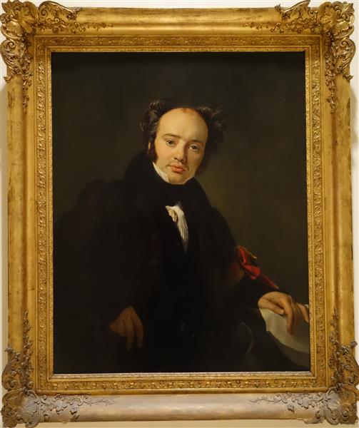 Portrait of Auguste Engelspach-Larivière, 1830 - Франсуа-Жозеф Навез