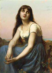 A young beauty - Adolphe Piot