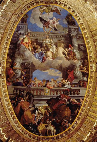 Apotheosis of Venice, 1585 - Паоло Веронезе