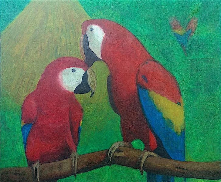 Scarlet Macaws, 2020 - Gregorio Undurraga