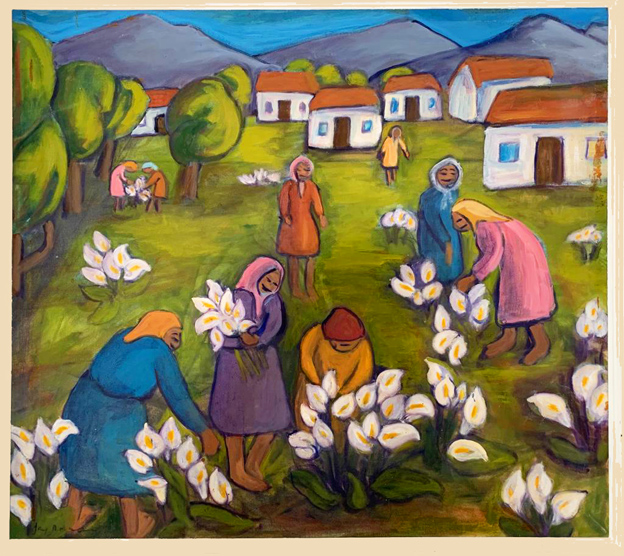 Picking Lilies  1984, c.1984 - Jay Norman