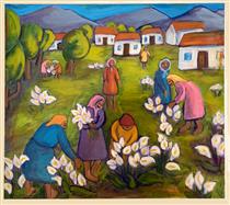 Picking Lilies  1984 - Jay Norman