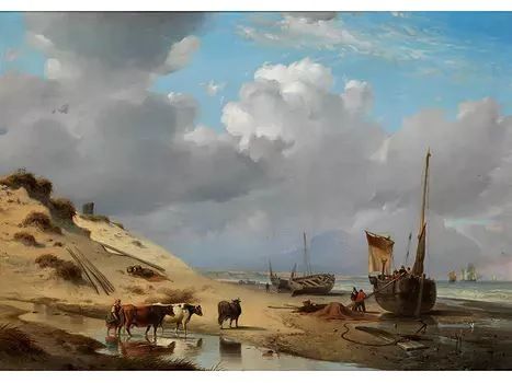 La Dune des Pêcheurs - Alexandre Thomas Francia