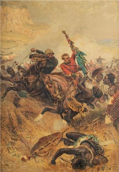 Battle of islandlwana - Alphonse-Marie-Adolphe de Neuville