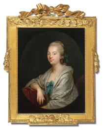 Portrait von Anna Margaretha Hegner - Anton Graff