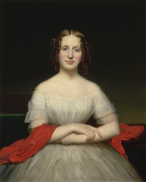 PORTRAIT OF FIDELIA MARSHALL - Charles Cromwell Ingham