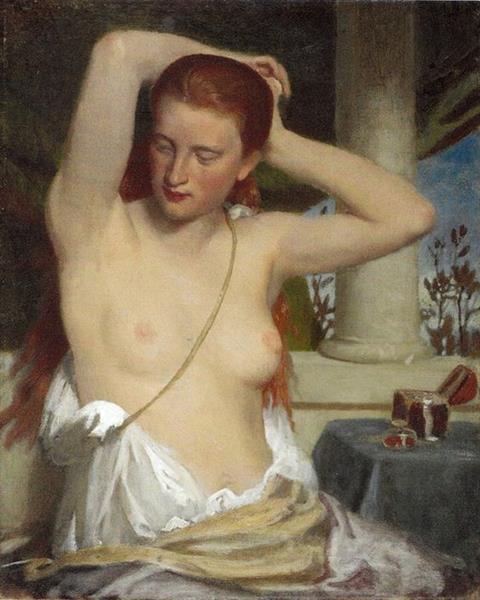 Woman at her Toilet - Charles Gleyre