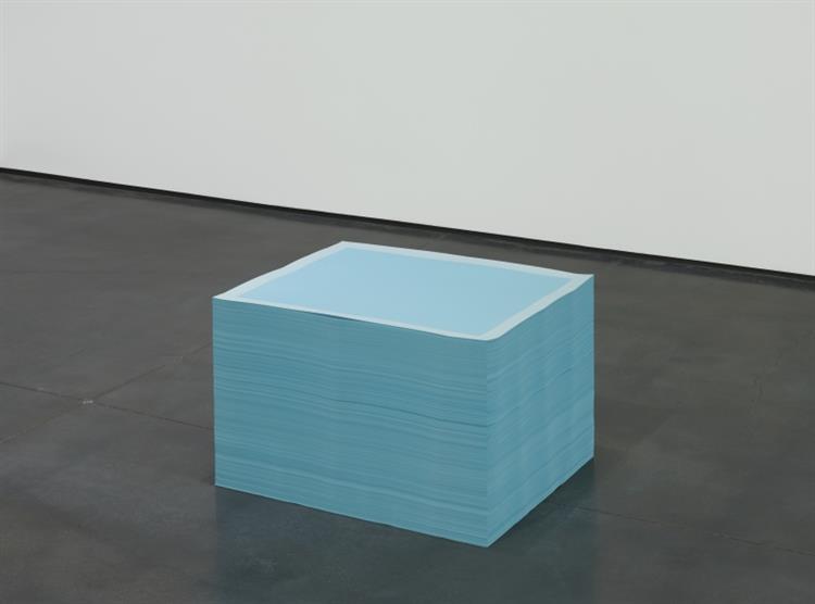 "Untitled" (Blue Mirror), 1990 - Felix Gonzalez-Torres