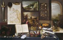 Cabinet of a Collector - Frans Francken, o Jovem