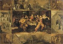 The Story of the Prodigal Son - Frans Francken the Younger