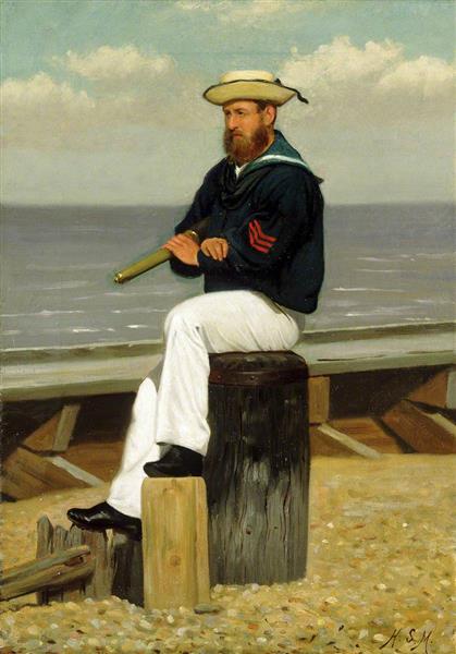 Sailor on Look Out - Henry Stacy-Marks