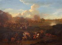 Le choc de la cavalerie - Karel Breydel