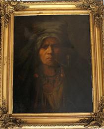 Portrait of an oriental woman - Leopold Muller