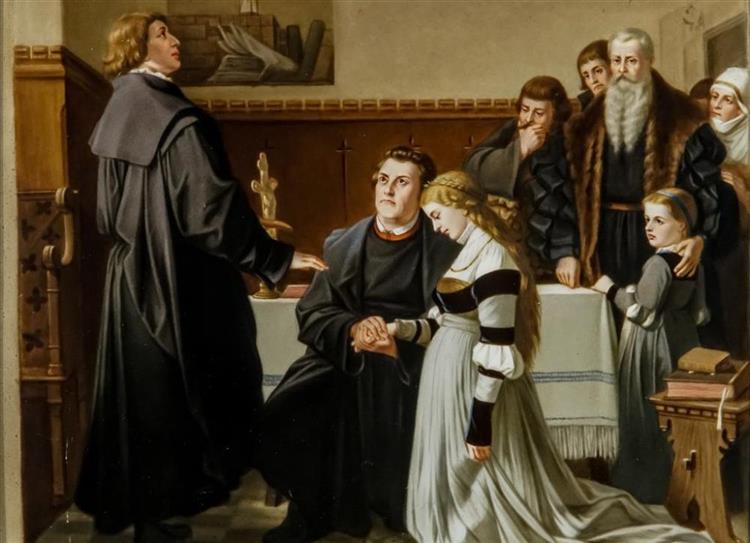 Luther's Marriage Ceremony - Paul Thumann