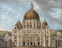 Picture Clock, St Peter’s Basilica in Rome - Carl Ludwig Hoffmeister