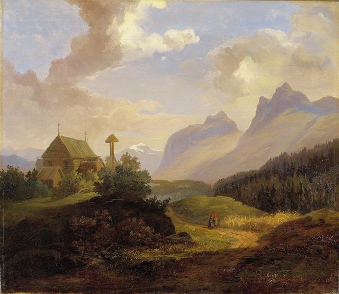 Scenery from Kvikkjokk - Charles XV of Sweden