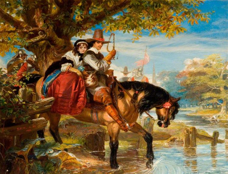 Charles II Assisted in His Escape by Jane Lane - Edward Matthew Ward