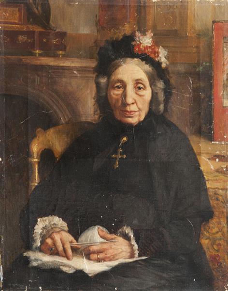 La couturière - Francois-Auguste Biard