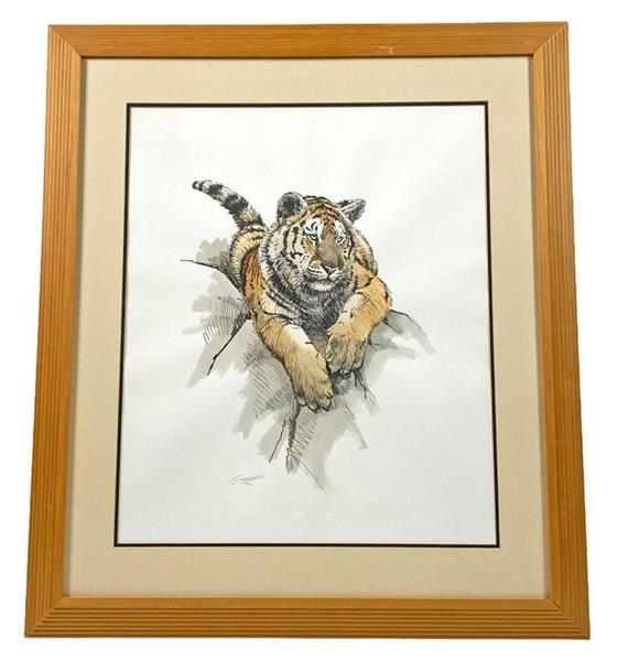Tiger Portrait - Guy Joseph Coheleach