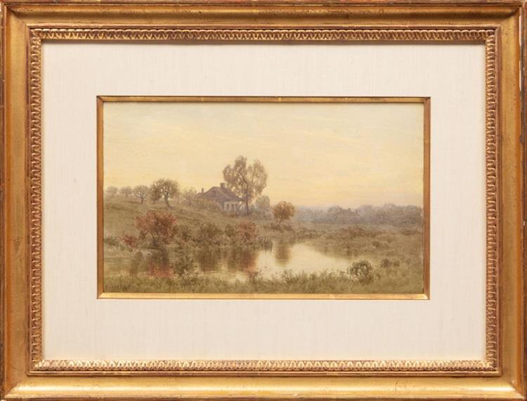 Landscape with Cottage - Henry Farrer