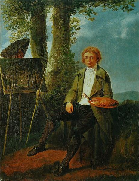 Portrait of the painter Conrad Gessner - Jacques Sablet