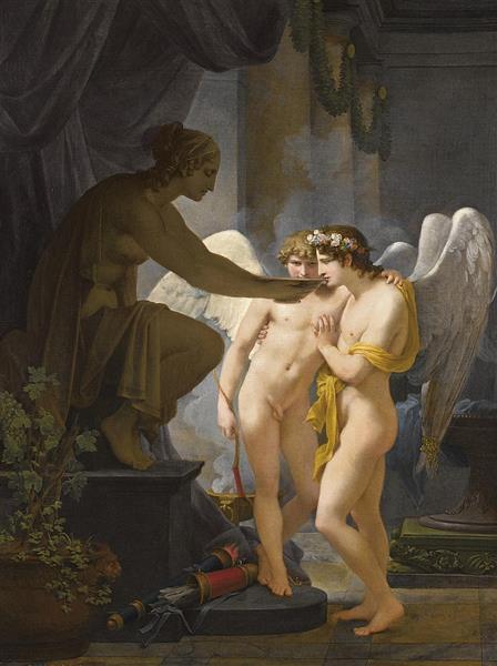 Cupid and Hymen Drink from the Cup of Friendship - Jean-Baptiste Regnault