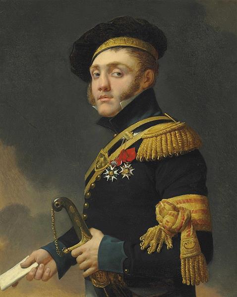 Portrait of the artist's son, Antoine-Louis Regnault (1788-1856) - Jean-Baptiste Regnault