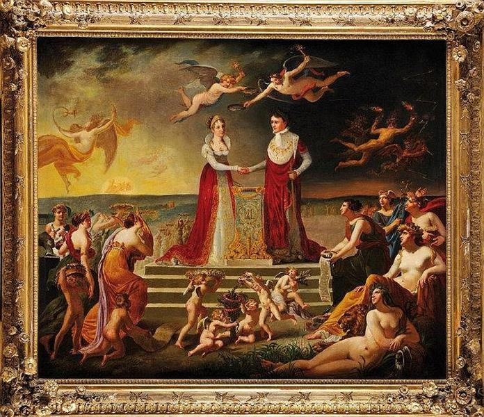 Allégorie du Mariage de Napoléon 1er et de Marie Louise - Jean-Baptiste Regnault