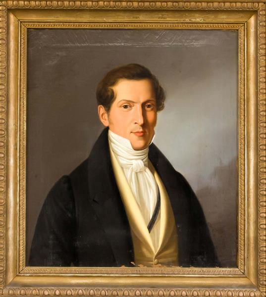 Portrait of a man - Johan Fredrik Hockert