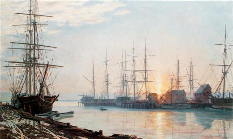 Sunrise Over Nantucket - John Stobart