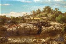 Goodman's Creek, Bacchus Marsh - Louis Buvelot