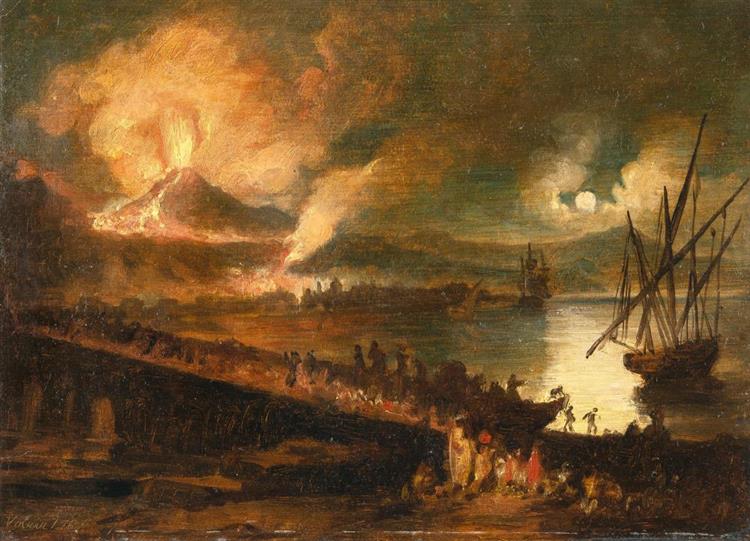 Eruption of Vesuvius - Pierre-Jacques-Antoine Volaire
