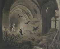 The Entrance to the Blue Chamber - Richard Doyle