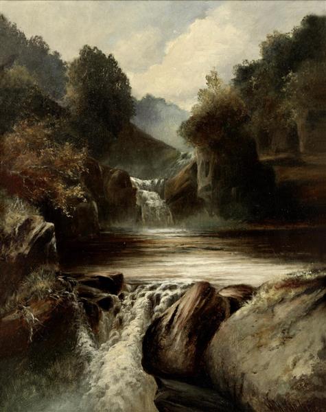 The falls - William Henry Mander