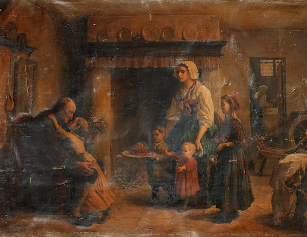 Grandpa's Day, 1864 - Jules Breton