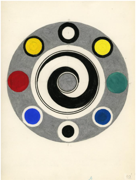 Circle of Color. The Fourth 'Book of Schemes'. Album #1, the First Folder, 1969 - 1978 - Valerii Lamakh