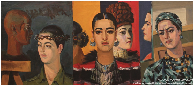 Portrait of different years, 1976 - Мариам Асламазян