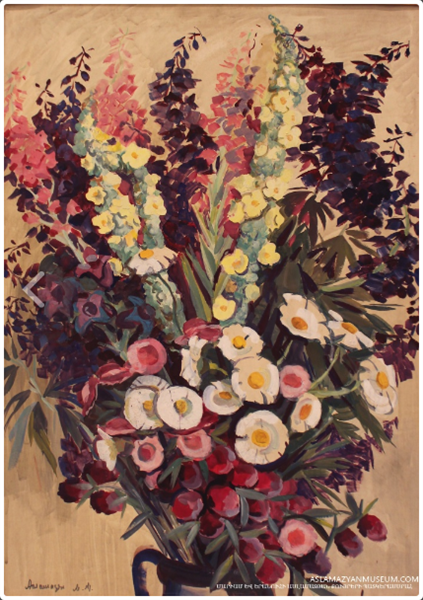 Hanqavan wild flowers, 1974 - Мариам Асламазян