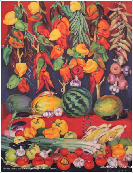 Abundance: vegetables, 1967 - Mariam Aslamazian