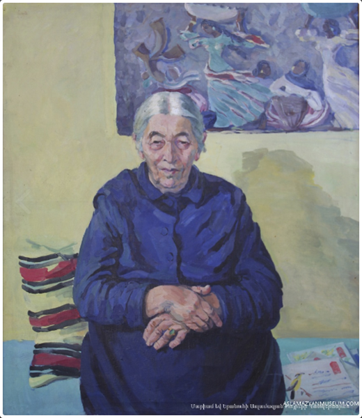Mother's portrait, 1965 - Mariam Aslamazian
