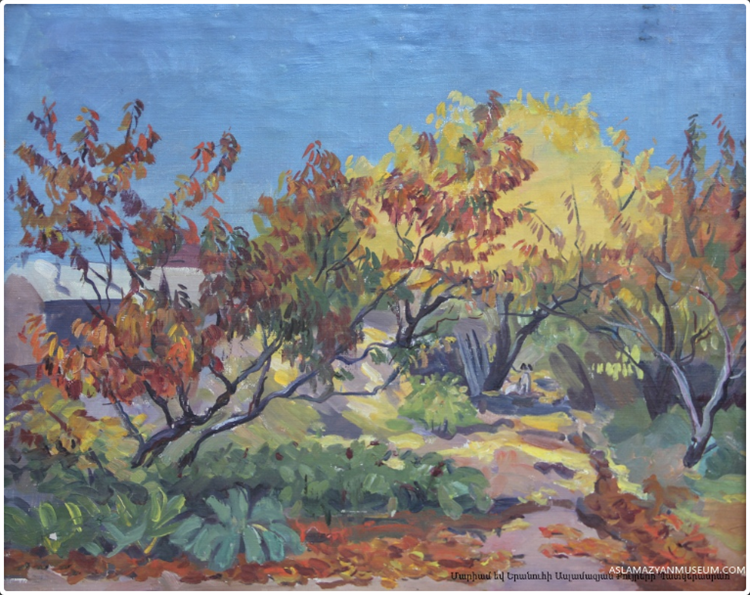 An autumn park, 1959 - 瑪莉安·阿斯拉瑪贊