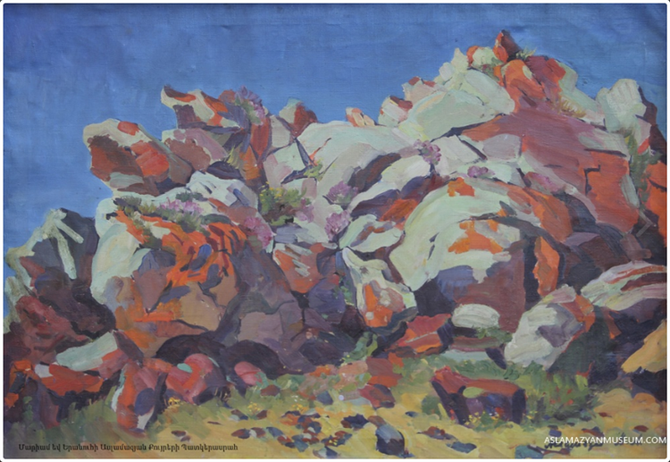 Ayrivank red stones, 1956 - 瑪莉安·阿斯拉瑪贊